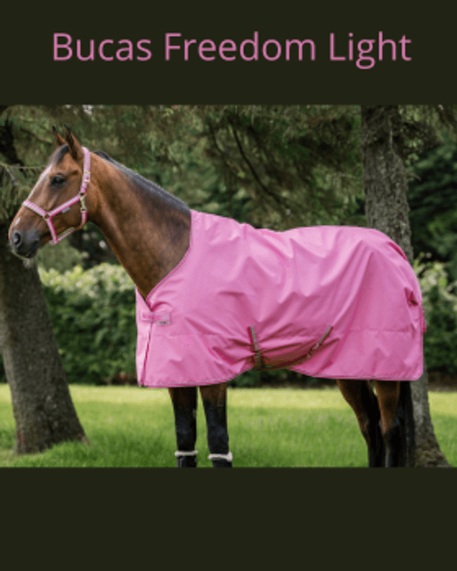 Bucas Freedom Light Regndekken, Aurora Pink