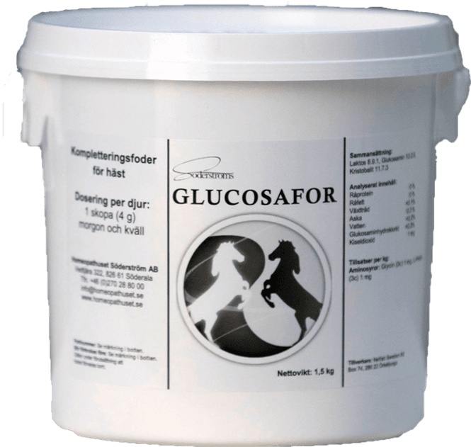 Hovedbilde Homeopathuset Glucosafor 1,5 kg 